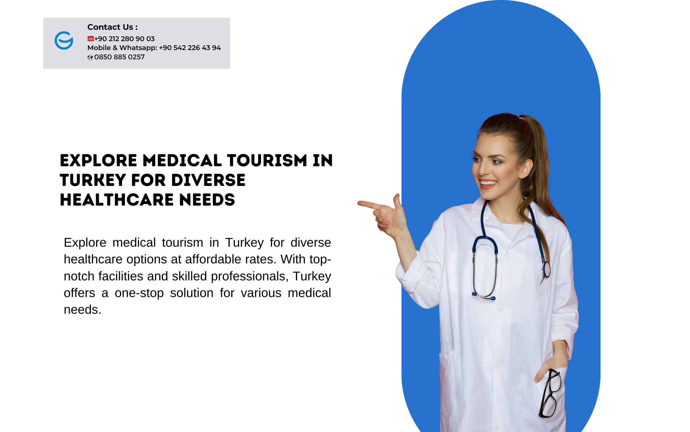 Medicinsk turisme i Tyrkiet til forskellige sundhedsbehov